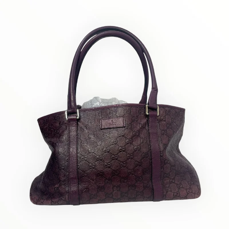 GUCCI/Hand Bag/Monogram/Leather/PPL/257302 204991 Bold Men's Statement