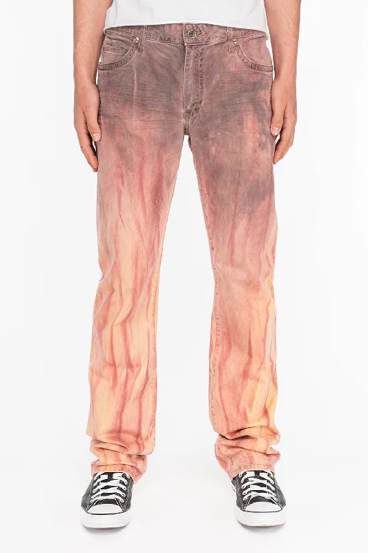 CLASSIC 5 POCKET STRAIGHT LEG JEANS IN FIRE YELLOW Earthy Men's Hemp