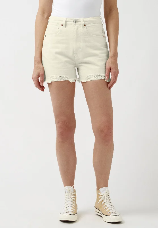 Super High Rise Joanna Frayed Shorts - BL15913 Business