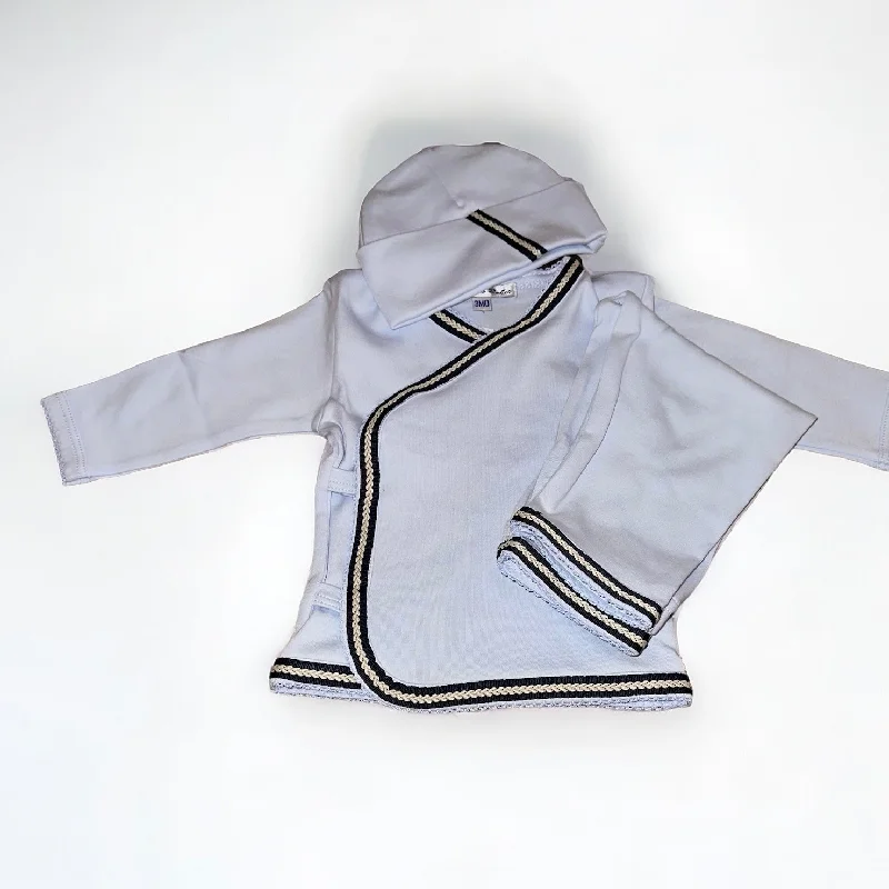 Infant Blue Layette Set Cool Men's Distressed