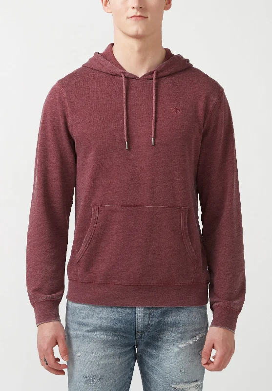 Farman Men’s Hoodie Sweatshirt in Dark Red - BM24171 Tough Men's Military