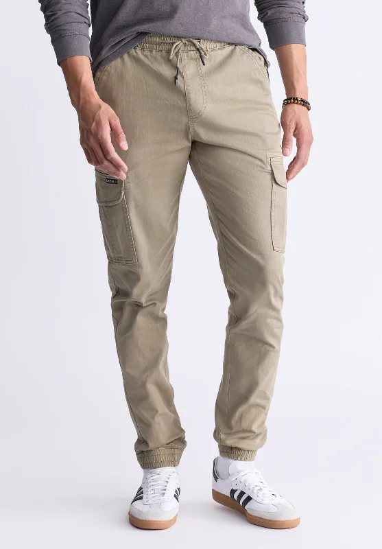 Cargo Tom Men's Jogger Pants in Olive Green - BM22930 Business