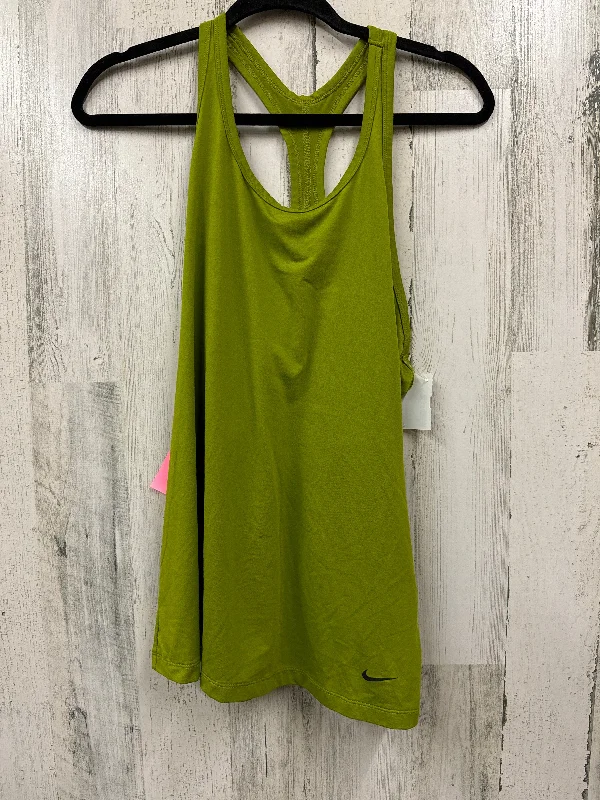 Green Athletic Tank Top Nike Apparel, Size Xl Sleek Men's Contemporary 