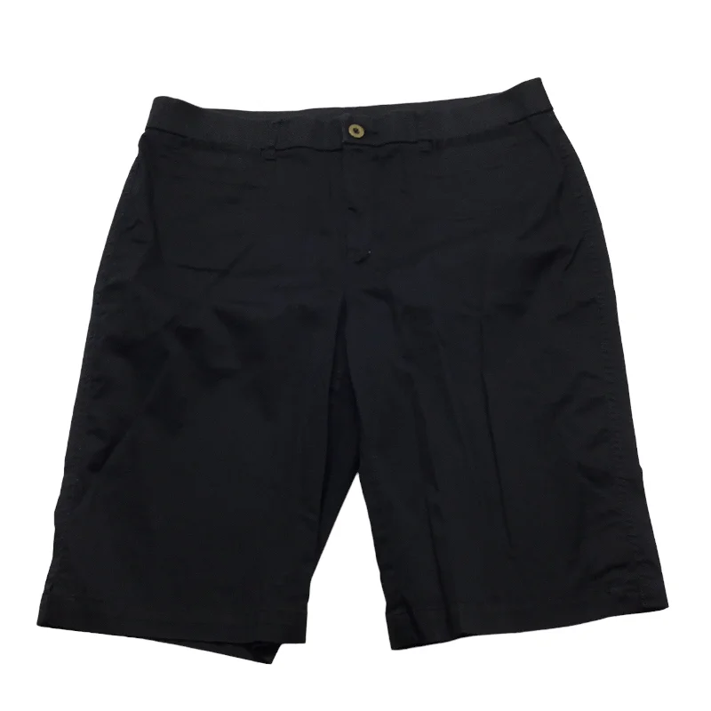 Shorts By Kim Rogers In Black, Size: 14 Modern Men's Geometric