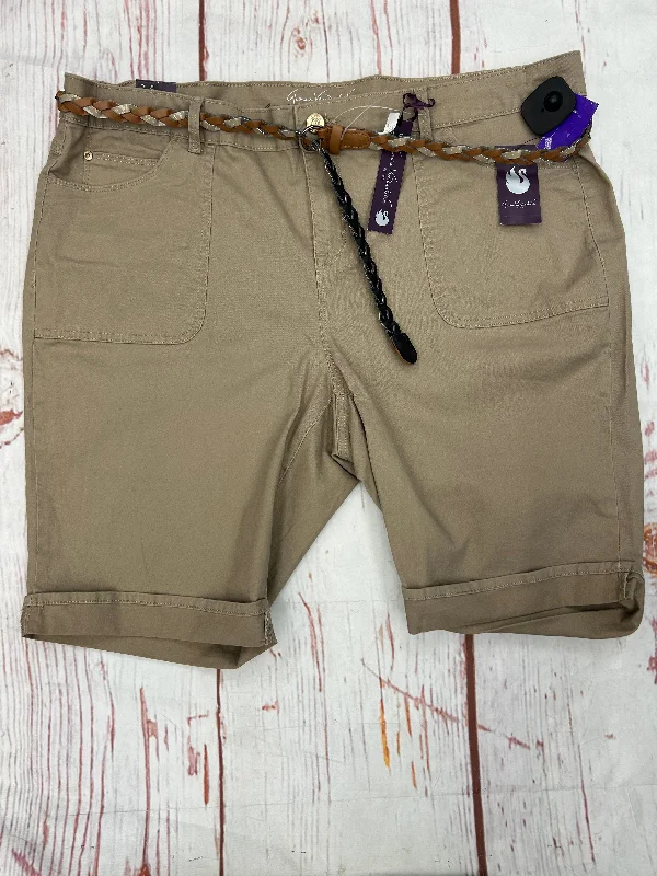Shorts By Gloria Vanderbilt In Brown, Size: 18 Preppy Men's College