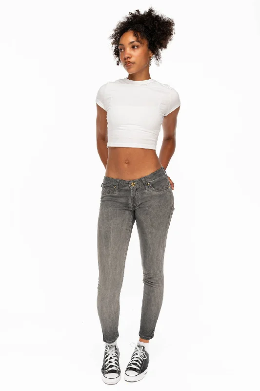 MARILYN SKINNY IN OIL CHARCOAL WITH TONAL WINGS Practical Men's Multi
