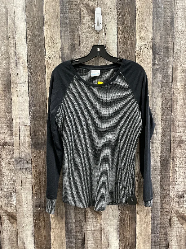 Athletic Top Long Sleeve Crewneck By Columbia In Black, Size: Xl Sleek Men's Contemporary Athletic Top Long Sleeve Crewneck By Columbia In Black, Size: Xl Sleek Men's Contemporary