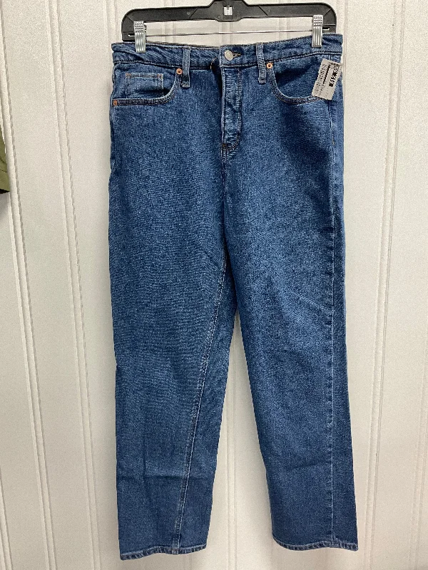 Jeans Straight By Wild Fable In Blue, Size:8 Practical Men's Quick