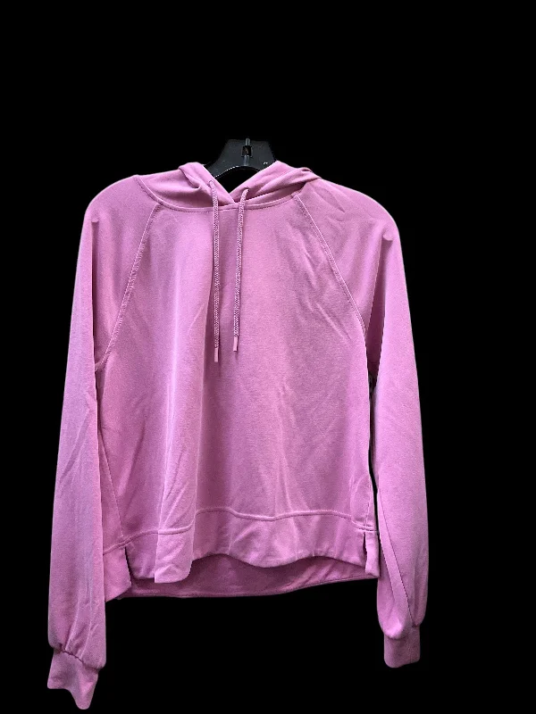 Athletic Top Long Sleeve Hoodie By Athleta In Pink, Size: S Relaxed Men's Australian Athletic Top Long Sleeve Hoodie By Athleta In Pink, Size: S Relaxed Men's Australian