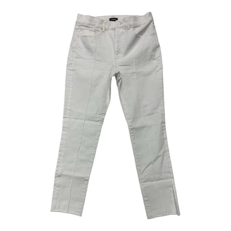 Jeans Skinny By Express In White, Size:10 Refined Men's European