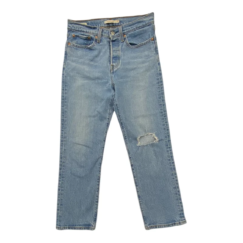 Jeans Straight By Levis In Blue, Size:4 Streetwear Style