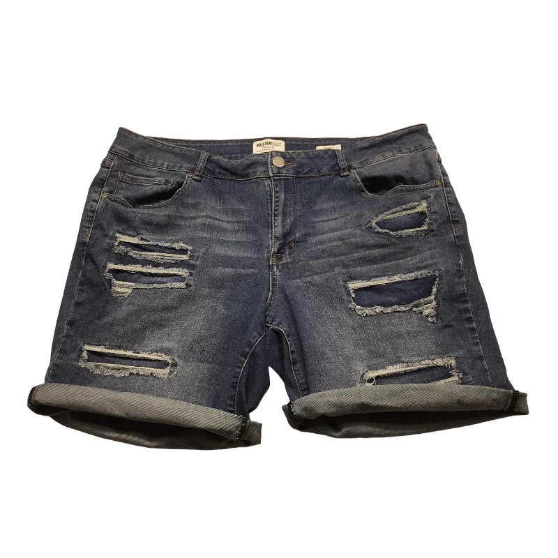 Shorts By William Rast In Blue Denim, Size: 18 Classic Men's Pin