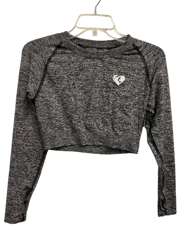 Athletic Top Long Sleeve Crewneck By Clothes Mentor In Grey, Size: L Refined Men's European Athletic Top Long Sleeve Crewneck By Clothes Mentor In Grey, Size: L Refined Men's European