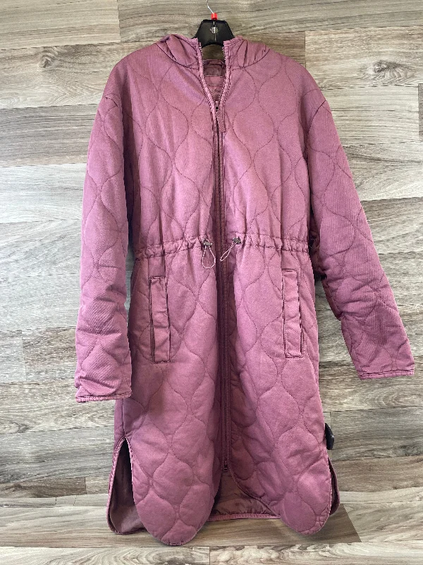 Coat Puffer & Quilted By Universal Thread In Purple, Size: M Elegant Men's Cashmere
