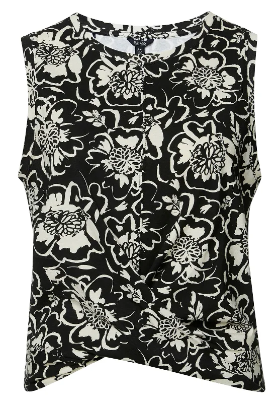 BLACK CREAM FLWR
