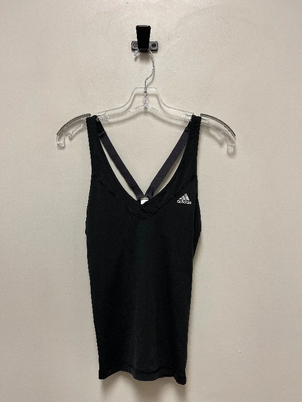 Black Athletic Tank Top Adidas, Size S Bold Men's Statement