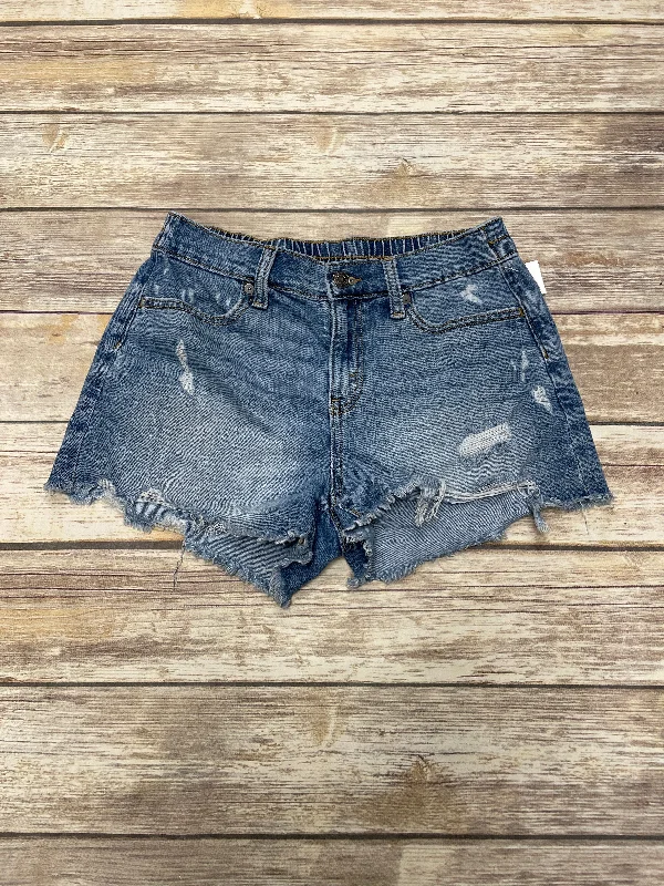 Shorts By Aerie In Blue Denim, Size: Xs Polished Men's Silk