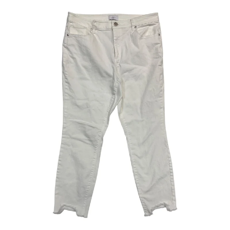 Jeans Skinny By Loft In White, Size:12 Bold Men's Statement