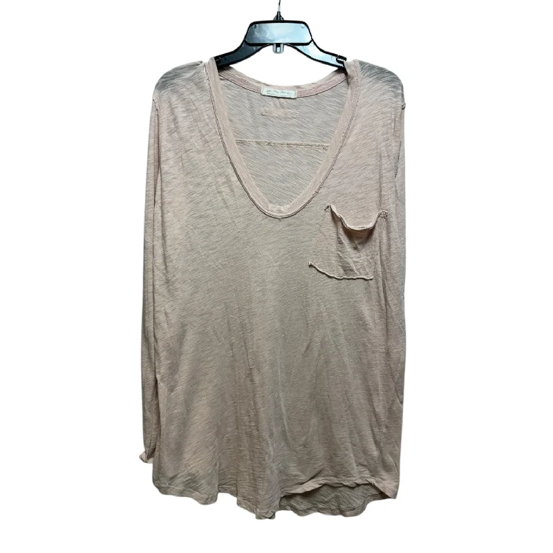 Top Long Sleeve By We The Free In Peach, Size: L Sharp Men's Italian
