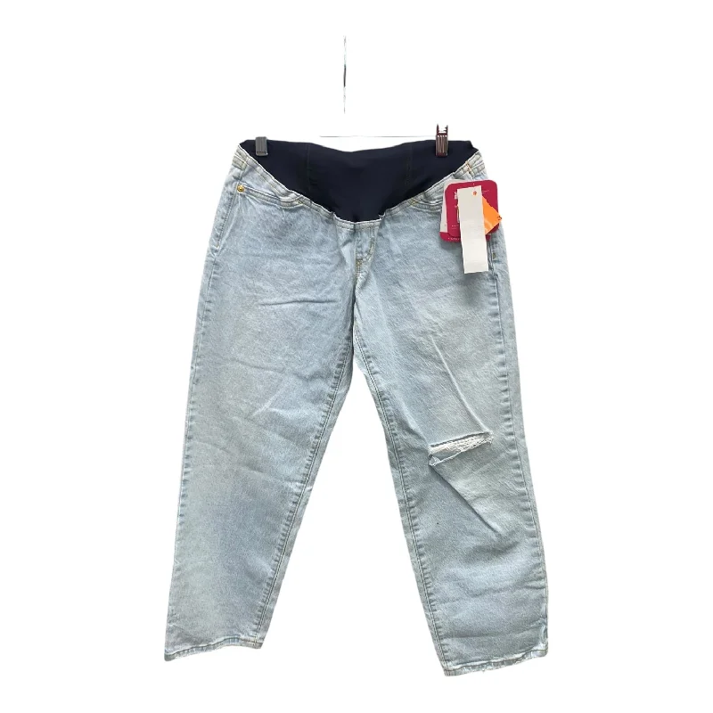 Jeans Cropped Maternity By Isabel Maternity In Blue, Size:0 Bohemian Men's Free