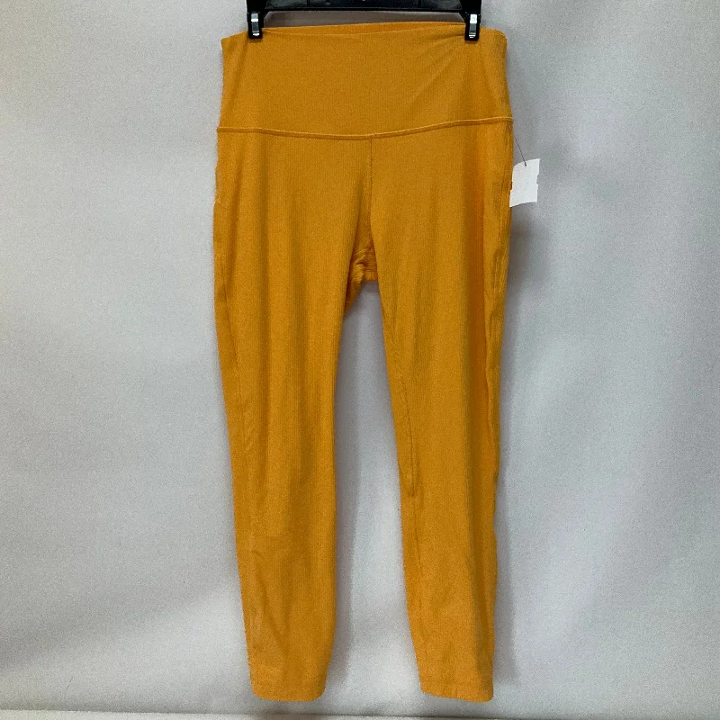 Athletic Leggings By Lululemon  Size: 10 Stylish Men's Neon
