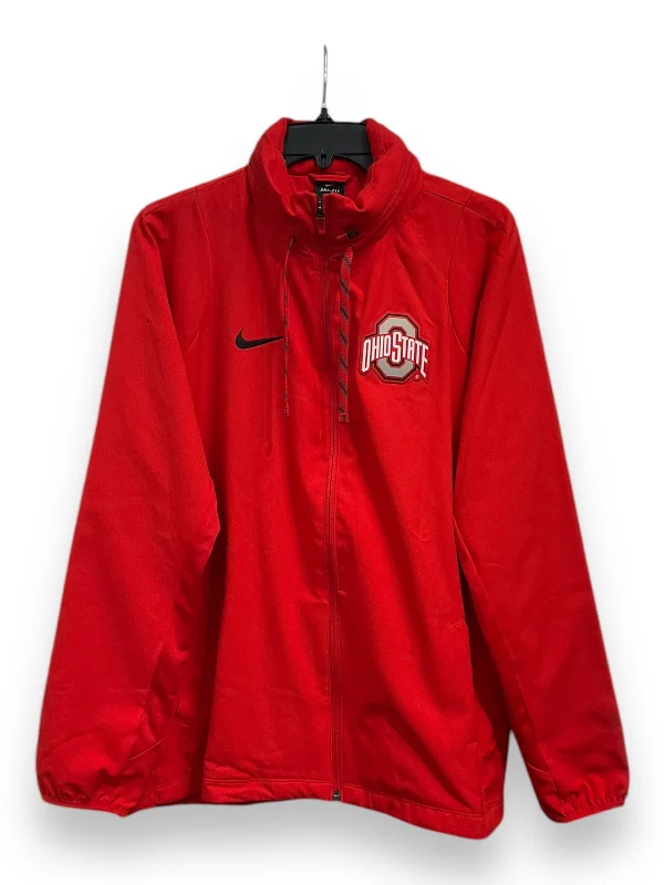 Athletic Jacket By Nike Apparel In Red, Size: Xl Athletic Men's Compression