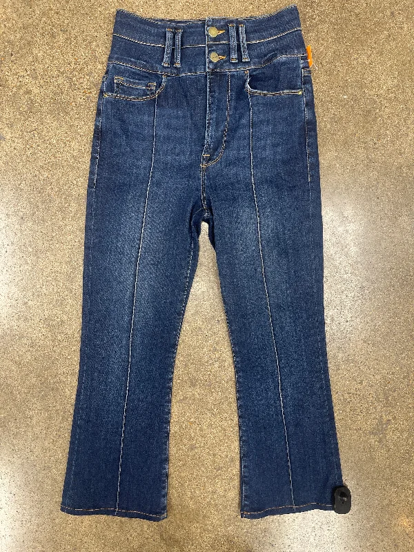 Jeans Straight By Frame In Blue Denim, Size:4 Trendy Men's Scandinavian