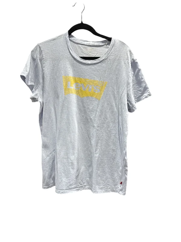Top Short Sleeve By Levis In Blue, Size: Xl Organic