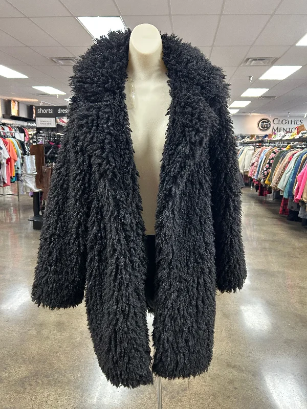 Coat Faux Fur & Sherpa By Wild Fable In Black, Size: M Tough Men's Military