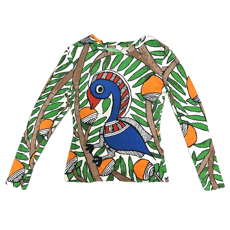 Top Long Sleeve Designer By Tory Burch In Multi-colored, Size: S Luxurious Men's High Top Long Sleeve Designer By Tory Burch In Multi-colored, Size: S Luxurious Men's High