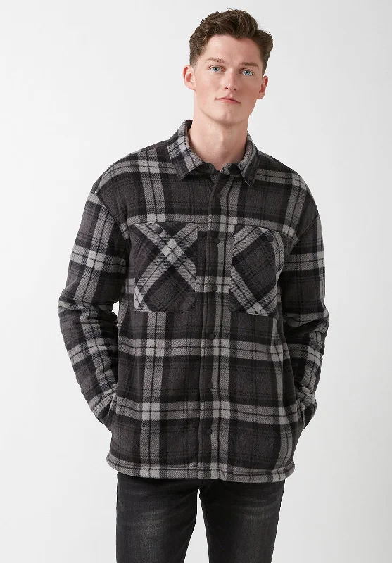 BLACK PLAID