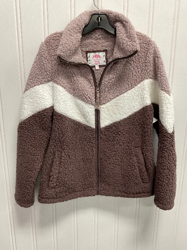 Jacket Faux Fur & Sherpa By Members Mark In Purple, Size:L Artistic Men's Hand