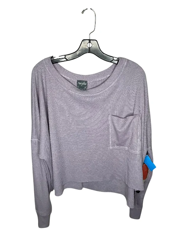 Top Long Sleeve By Altard State In Purple, Size: 1x Sporty Men's Tennis